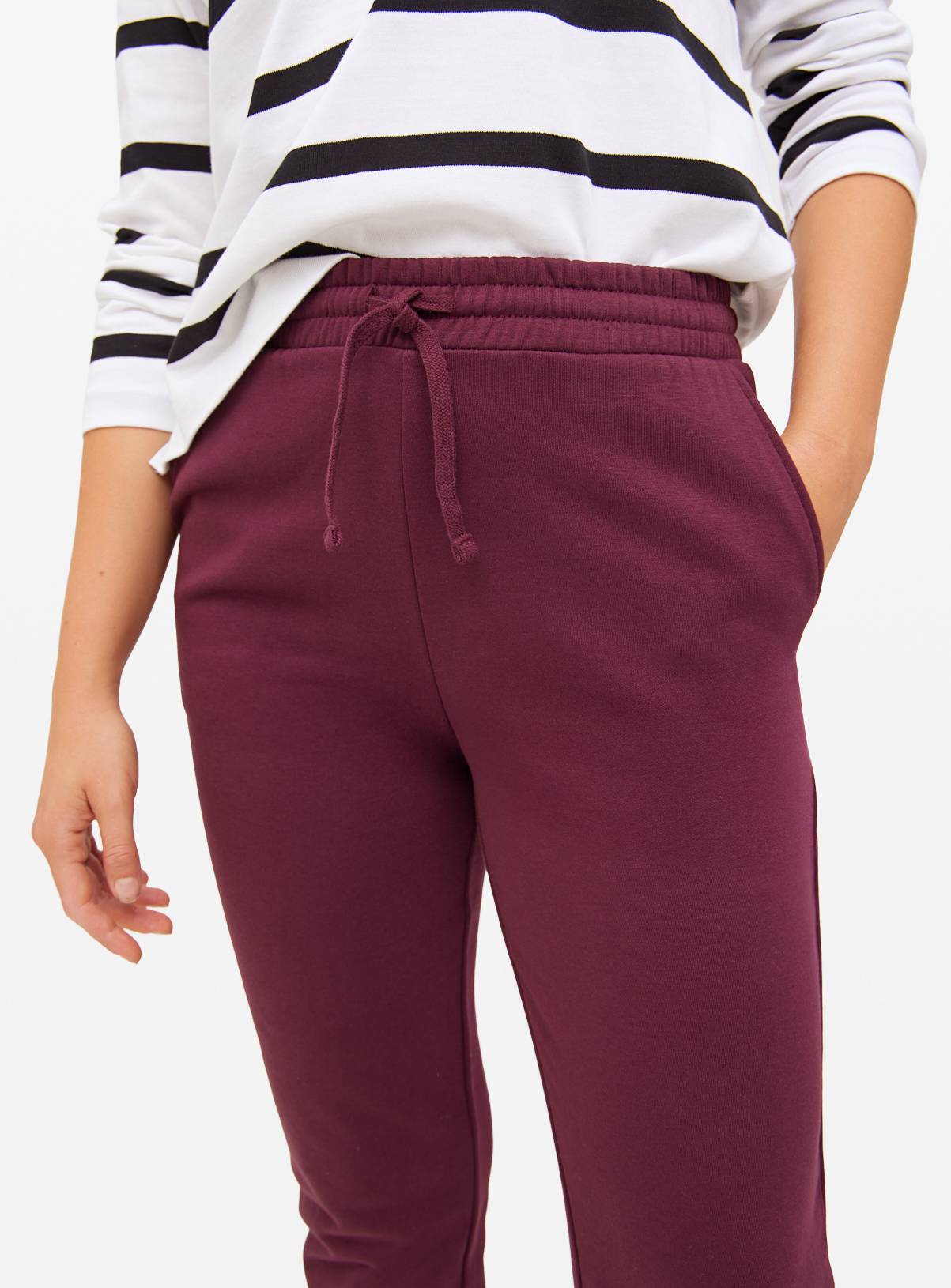 Dark Red Core Tapered Co-ord Joggers L - Image 2
